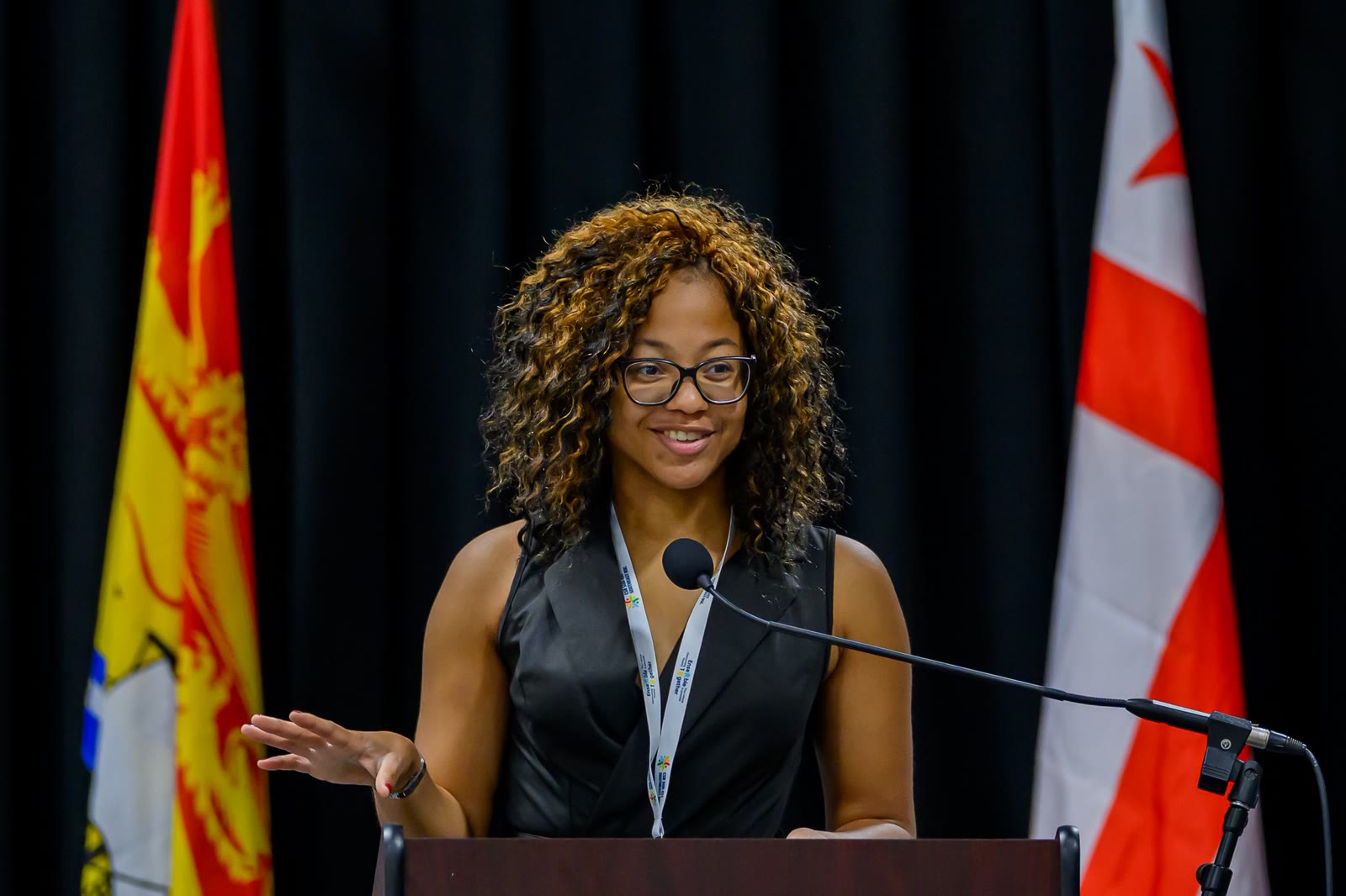 Portrait of Kellina Powell at an event