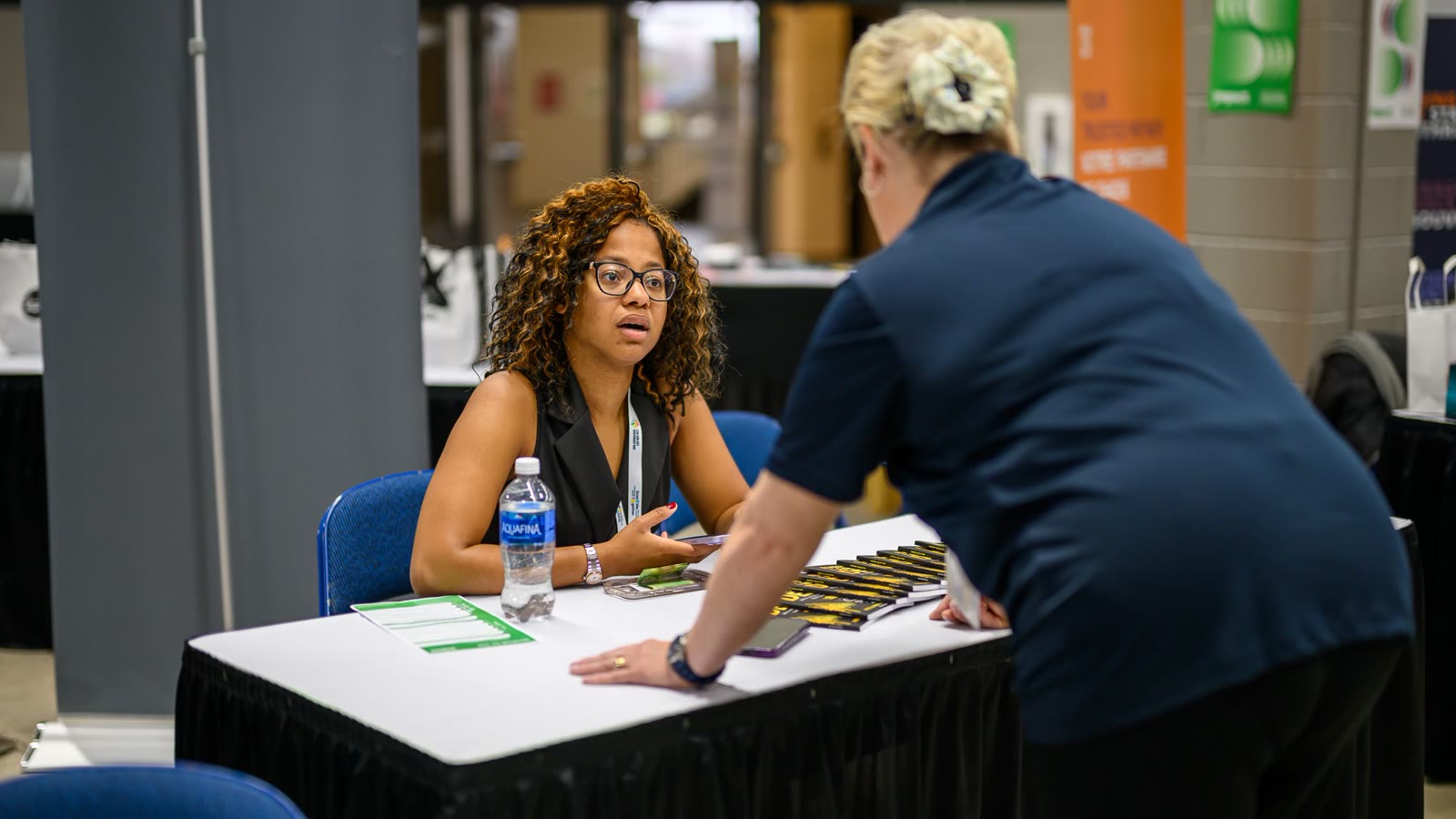 Kellina Powell photographed at a community event